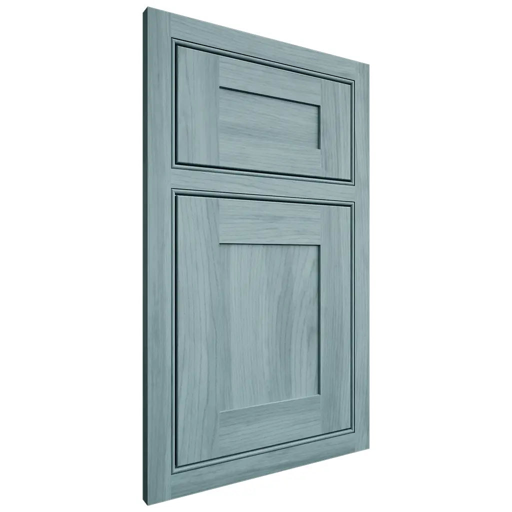 Shiloh Cabinetry Beaded Inset New Haven Hickory Plain Cut Sky Door