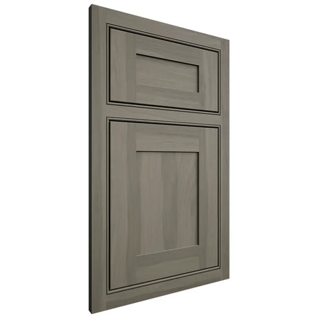 Shiloh Cabinetry Beaded Inset New Haven Hickory Plain Cut Thyme Door