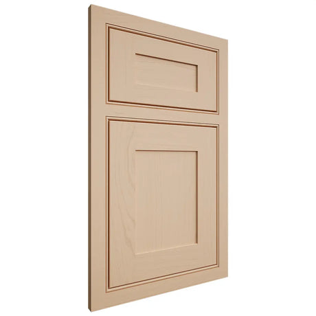 Shiloh Cabinetry Beaded Inset New Haven Maple Plain Cut Natural Door