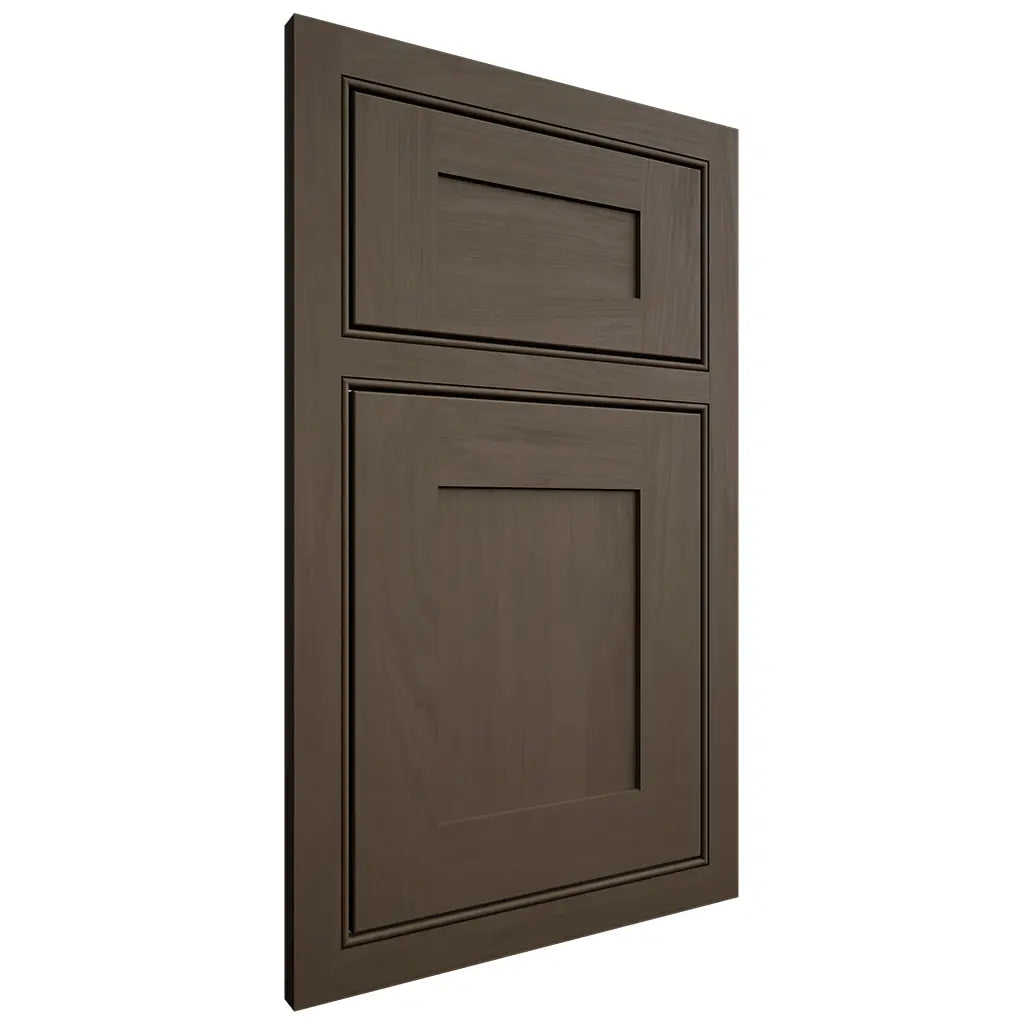 Shiloh Cabinetry Beaded Inset New Haven Maple Plain Cut Perfect Brown Door