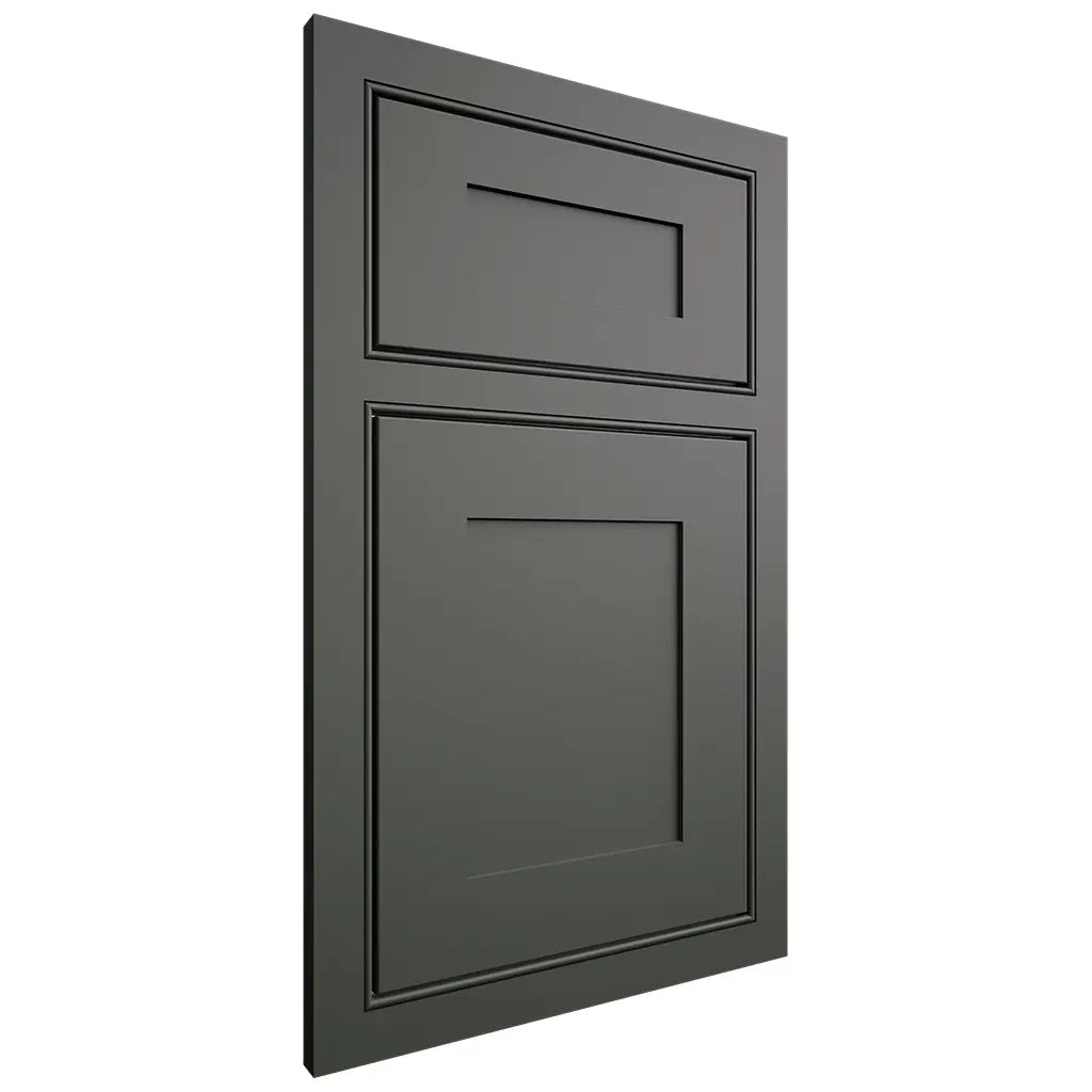 Shiloh Cabinetry Beaded Inset New Haven Paintable Pewter Green Door