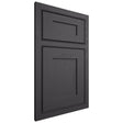 Shiloh Cabinetry Beaded Inset New Haven Poplar Plain Cut Cadet Door