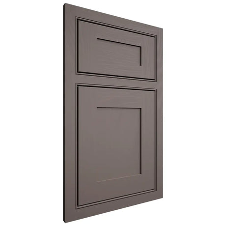 Shiloh Cabinetry Beaded Inset New Haven Poplar Plain Cut Heatherstone Door