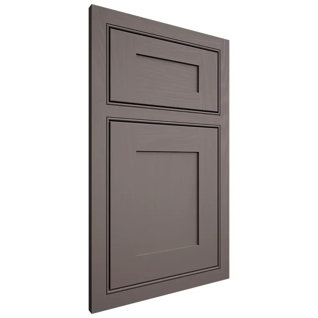 Shiloh Cabinetry Beaded Inset New Haven Poplar Plain Cut Heatherstone Door