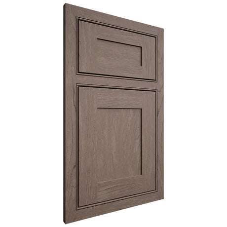 Shiloh Cabinetry Beaded Inset New Haven Poplar Plain Cut River Rock Door