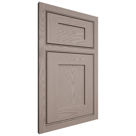 Shiloh Cabinetry Beaded Inset New Haven Red Oak Plain Cut Sterling Door
