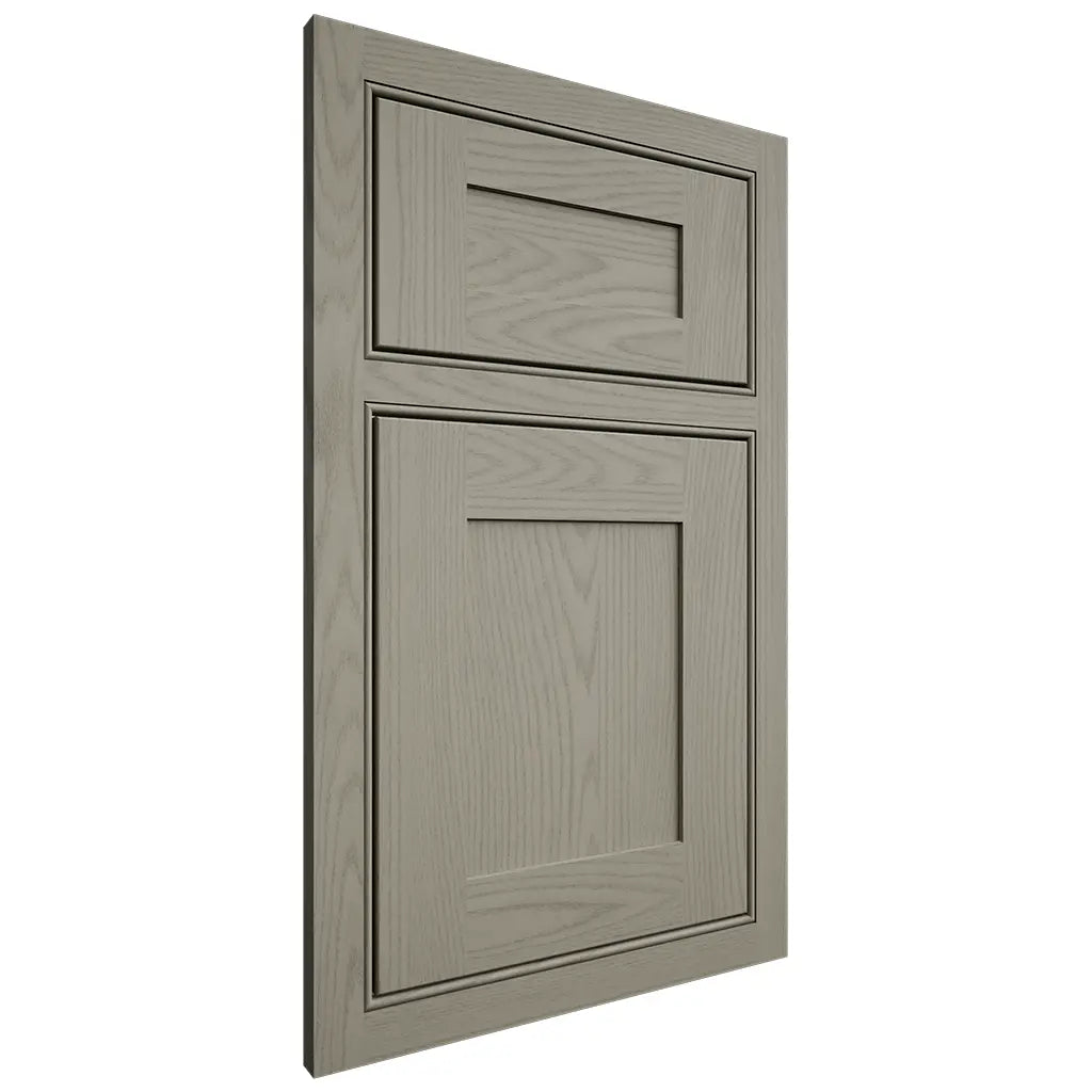 Shiloh Cabinetry Beaded Inset New Haven Red Oak Plain Cut Thyme Door