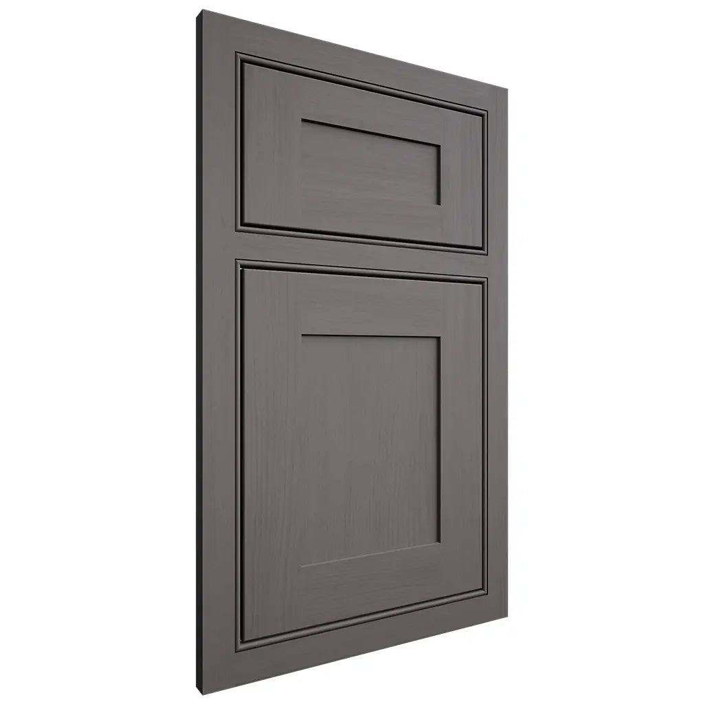 Shiloh Cabinetry Beaded Inset New Haven Walnut Plain Cut Cadet Door
