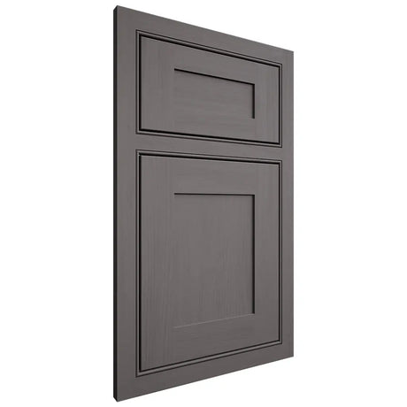 Shiloh Cabinetry Beaded Inset New Haven Walnut Plain Cut Cadet Door