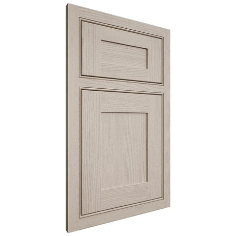Shiloh Cabinetry Beaded Inset New Haven Walnut Plain Cut Seagull Door