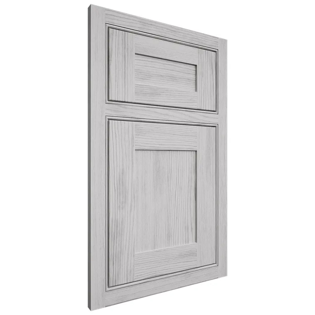 Shiloh Cabinetry Beaded Inset New Haven Walnut Plain Cut Stratus Door