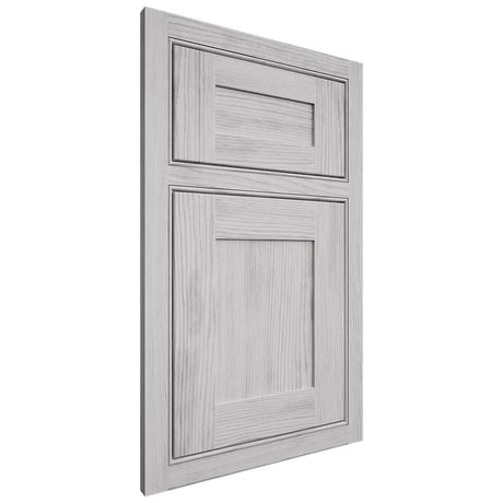 Shiloh Cabinetry Beaded Inset New Haven Walnut Plain Cut Stratus Door