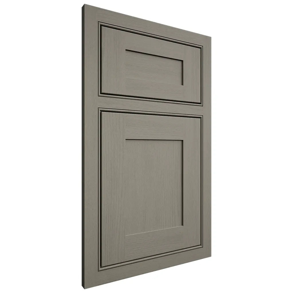 Shiloh Cabinetry Beaded Inset New Haven Walnut Plain Cut Thyme Door