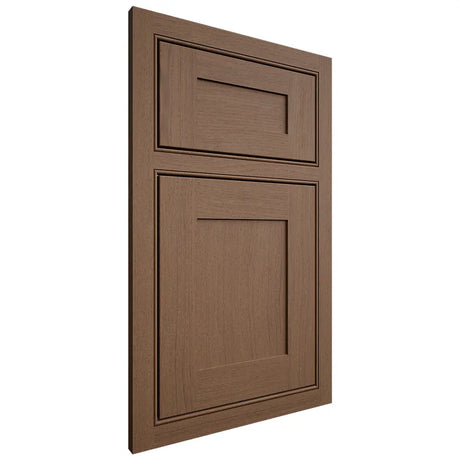 Shiloh Cabinetry Beaded Inset New Haven White Oak Plain Cut Autumn Door