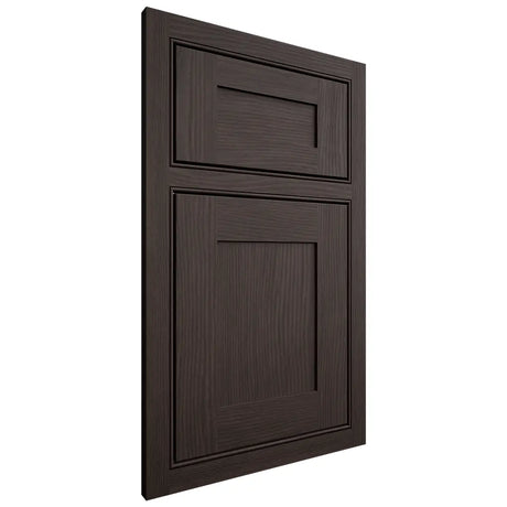 Shiloh Cabinetry Beaded Inset New Haven White Oak Plain Cut Morel Door