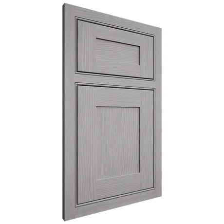 Shiloh Cabinetry Beaded Inset New Haven White Oak Plain Cut Stratus Door