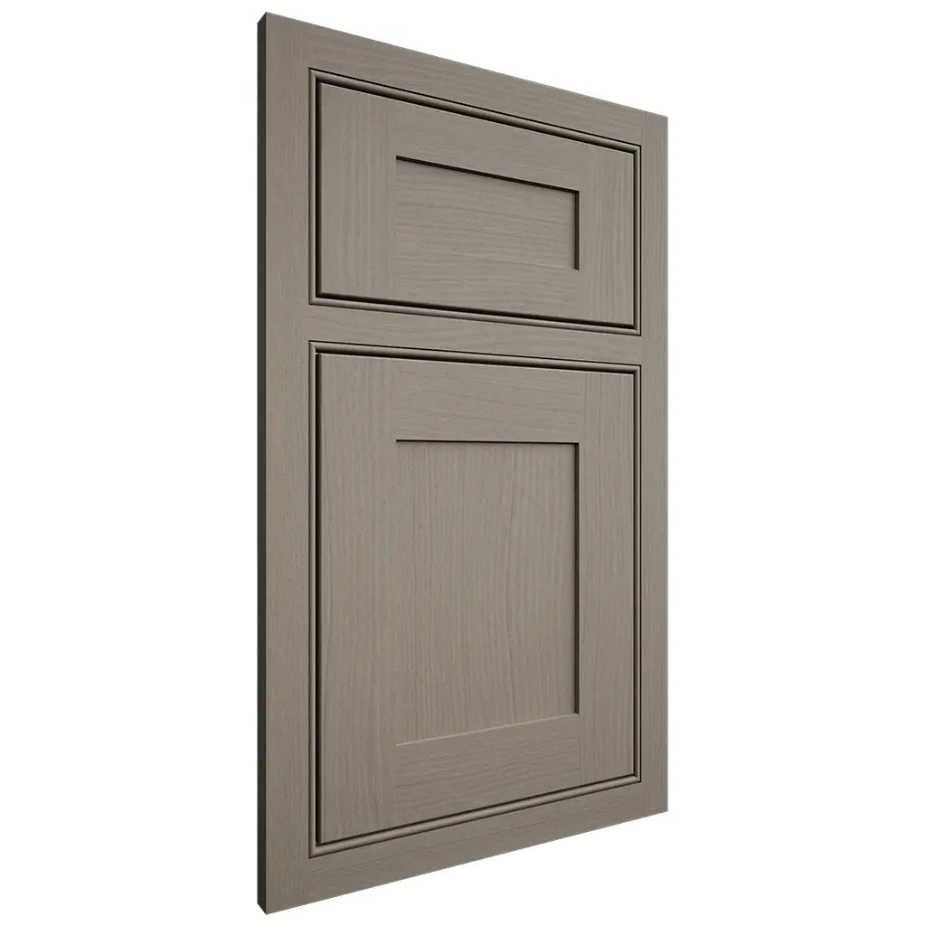 Shiloh Cabinetry Beaded Inset New Haven White Oak Plain Cut Thyme Door