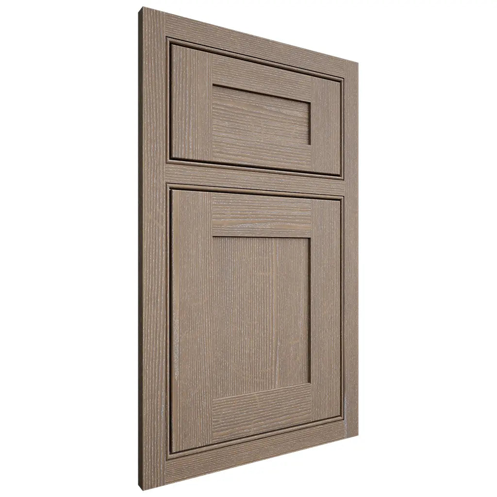 Shiloh Cabinetry Beaded Inset New Haven White Oak Quarter Sawn Almond Door