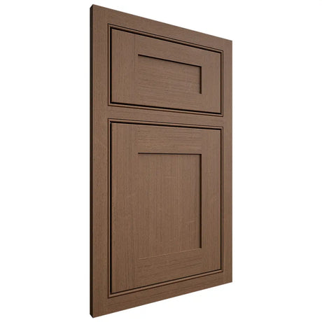 Shiloh Cabinetry Beaded Inset New Haven White Oak Quarter Sawn Autumn Door