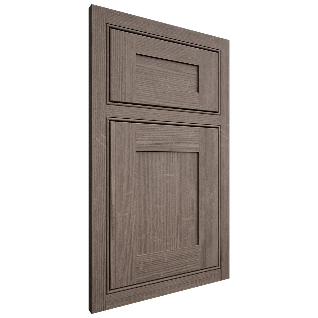 Shiloh Cabinetry Beaded Inset New Haven White Oak Quarter Sawn Clay Door