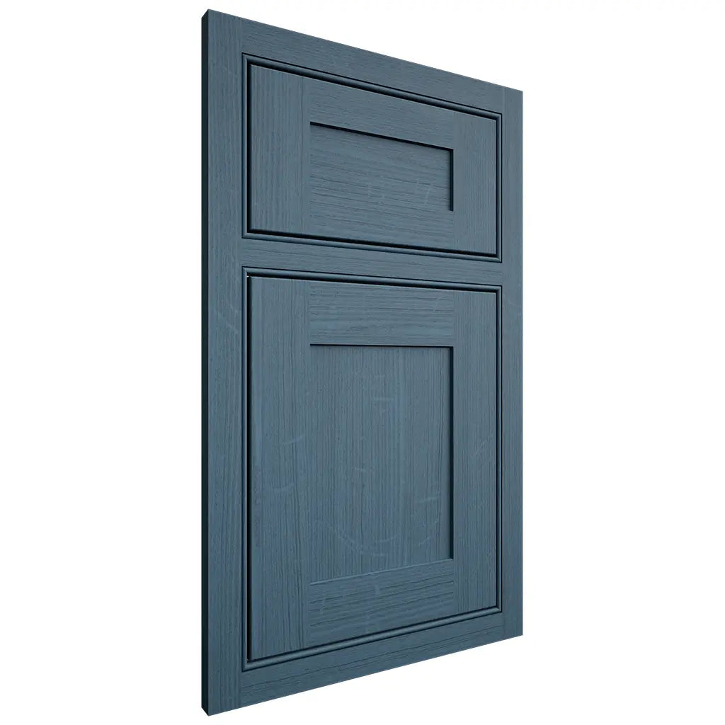 Shiloh Cabinetry Beaded Inset New Haven White Oak Quarter Sawn Hudson Door