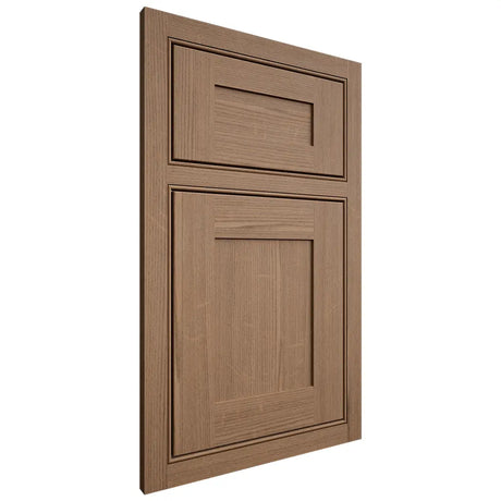 Shiloh Cabinetry Beaded Inset New Haven White Oak Quarter Sawn Medium Door