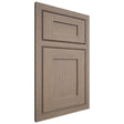 Shiloh Cabinetry Beaded Inset New Haven White Oak Rift Cut Almond Door