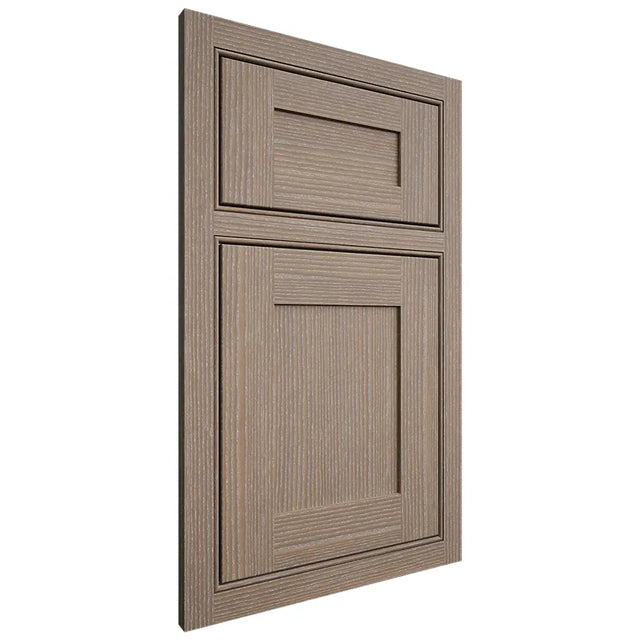 Shiloh Cabinetry Beaded Inset New Haven White Oak Rift Cut Almond Door