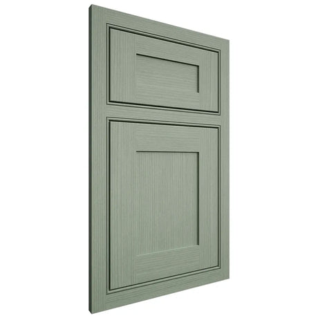 Shiloh Cabinetry Beaded Inset New Haven White Oak Rift Cut Moss Door