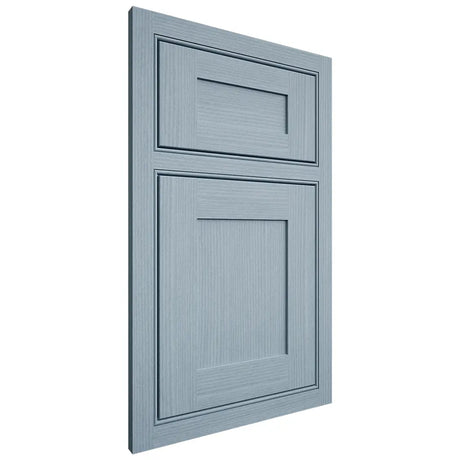 Shiloh Cabinetry Beaded Inset New Haven White Oak Rift Cut Sky Door