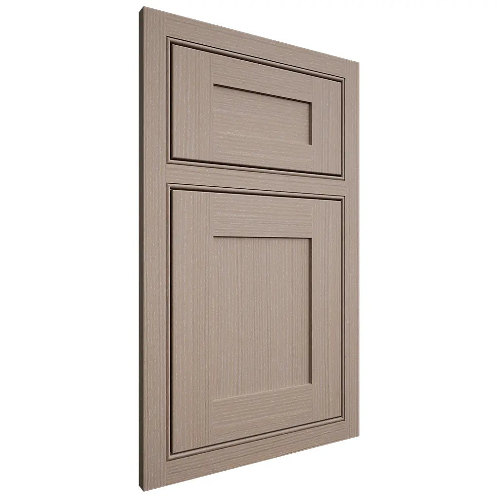 Shiloh Cabinetry Beaded Inset New Haven White Oak Rift Cut Whitewash Door