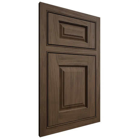 Shiloh Cabinetry Beaded Inset Oxford Alder Plain Cut Caviar Door
