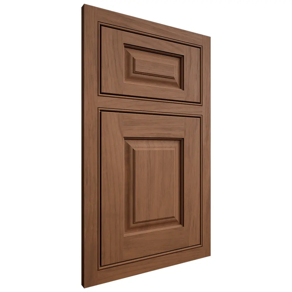 Shiloh Cabinetry Beaded Inset Oxford Alder Plain Cut Cola Door
