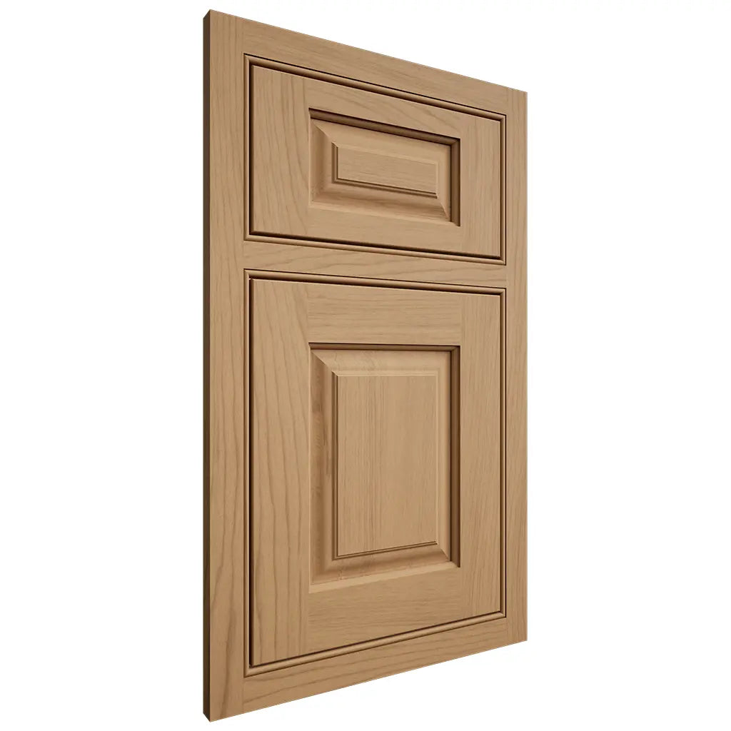 Shiloh Cabinetry Beaded Inset Oxford Alder Plain Cut Natural Door