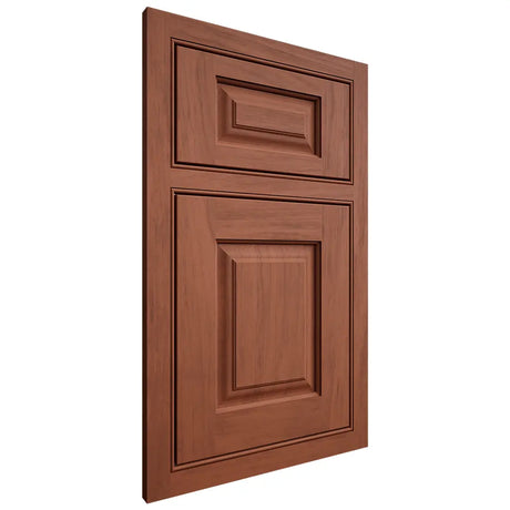 Shiloh Cabinetry Beaded Inset Oxford Alder Plain Cut Sierra Door