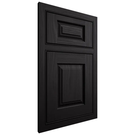 Shiloh Cabinetry Beaded Inset Oxford Cherry Plain Cut Espresso Door