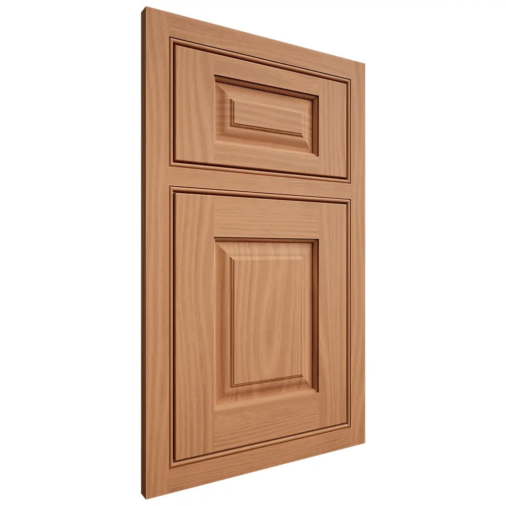 Shiloh Cabinetry Beaded Inset Oxford Cherry Plain Cut Natural Door