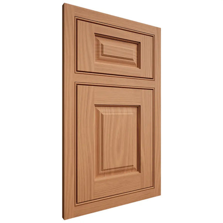 Shiloh Cabinetry Beaded Inset Oxford Cherry Plain Cut Natural Door