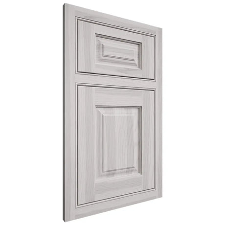 Shiloh Cabinetry Beaded Inset Oxford Hickory Plain Cut Cotton Door