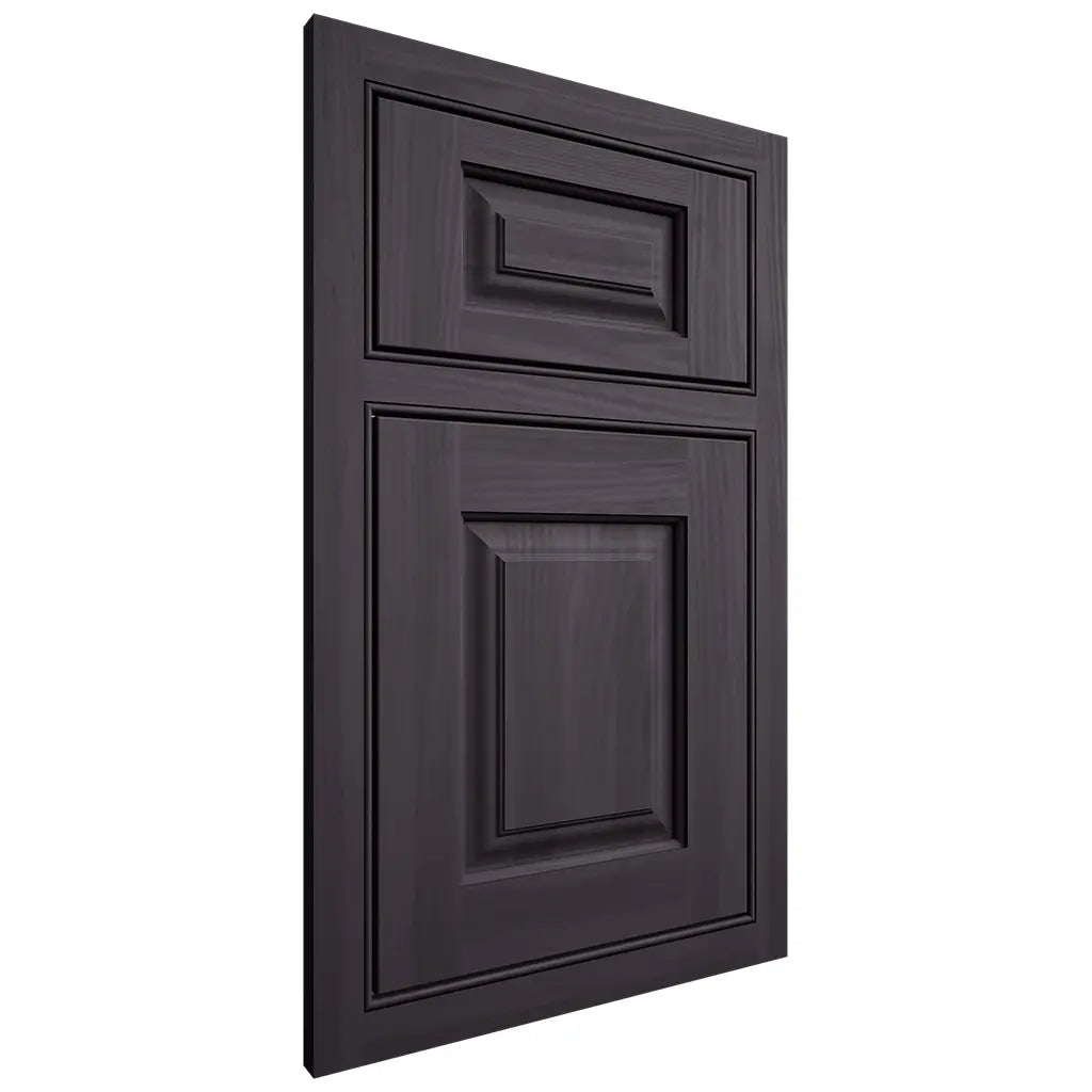 Shiloh Cabinetry Beaded Inset Oxford Hickory Plain Cut Harbor Door