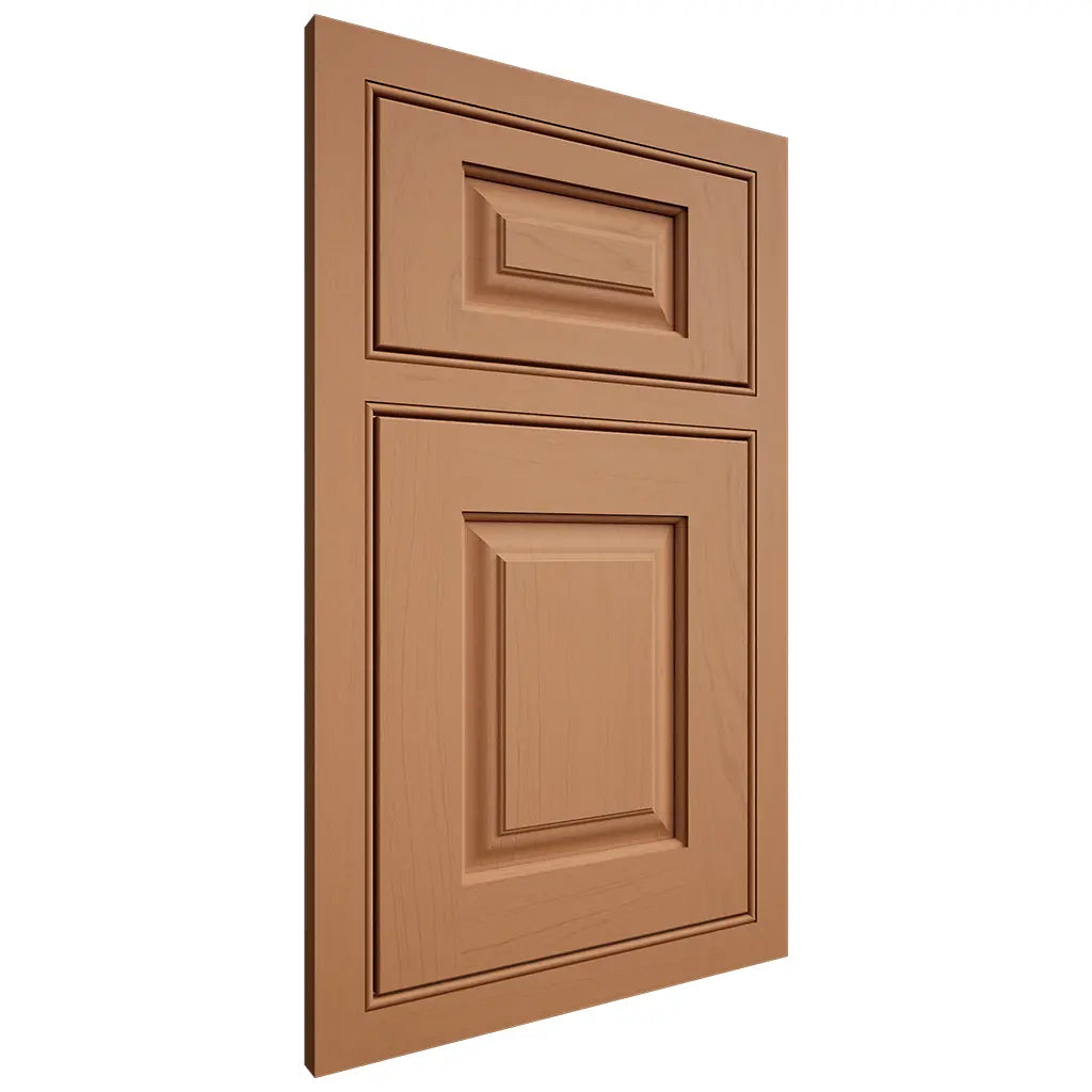 Shiloh Cabinetry Beaded Inset Oxford Maple Plain Cut Cashmere Door