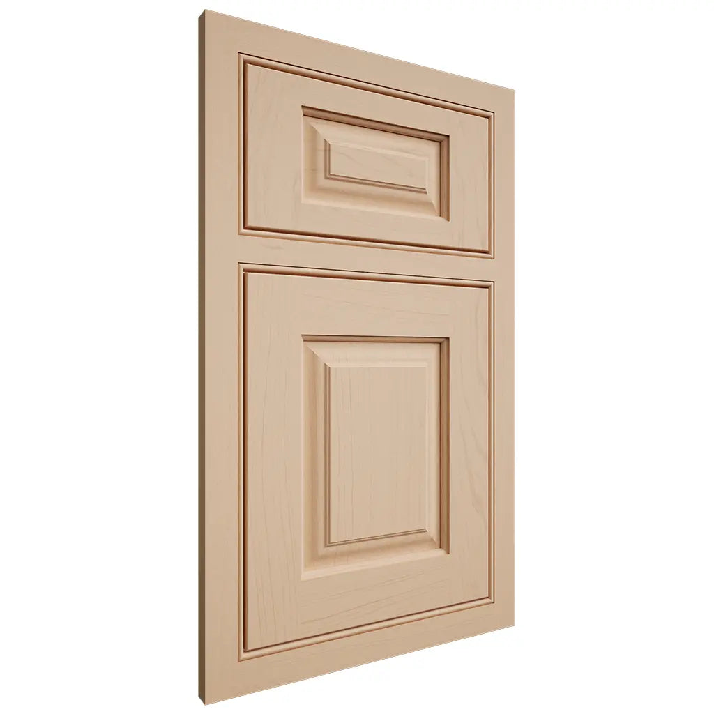 Shiloh Cabinetry Beaded Inset Oxford Maple Plain Cut Natural Door