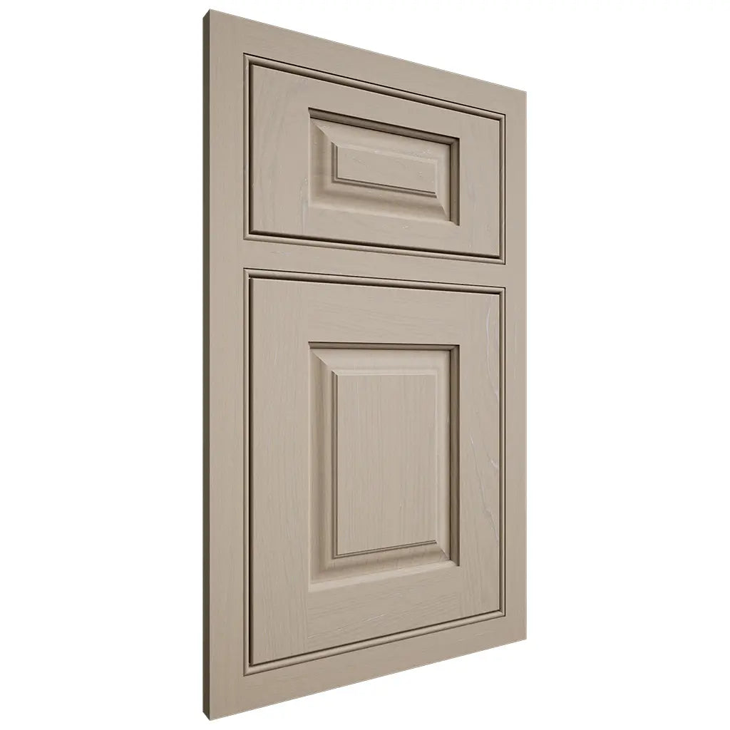 Shiloh Cabinetry Beaded Inset Oxford Maple Plain Cut Pebble Door