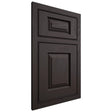 Shiloh Cabinetry Beaded Inset Oxford Poplar Plain Cut Carbon Door