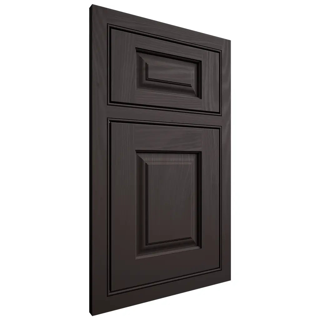 Shiloh Cabinetry Beaded Inset Oxford Poplar Plain Cut Carbon Door