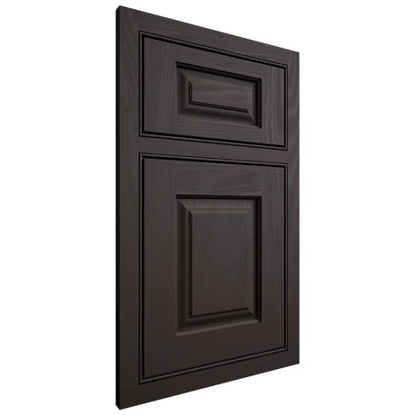 Shiloh Cabinetry Beaded Inset Oxford Poplar Plain Cut Carbon Door