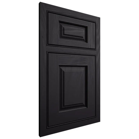Shiloh Cabinetry Beaded Inset Oxford Poplar Plain Cut Harbor Door