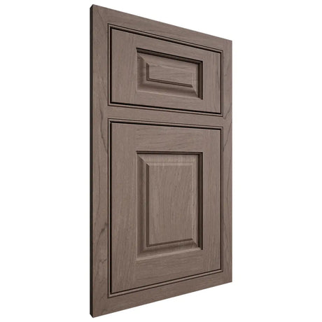 Shiloh Cabinetry Beaded Inset Oxford Poplar Plain Cut River Rock Door