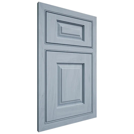 Shiloh Cabinetry Beaded Inset Oxford Poplar Plain Cut Sky Door