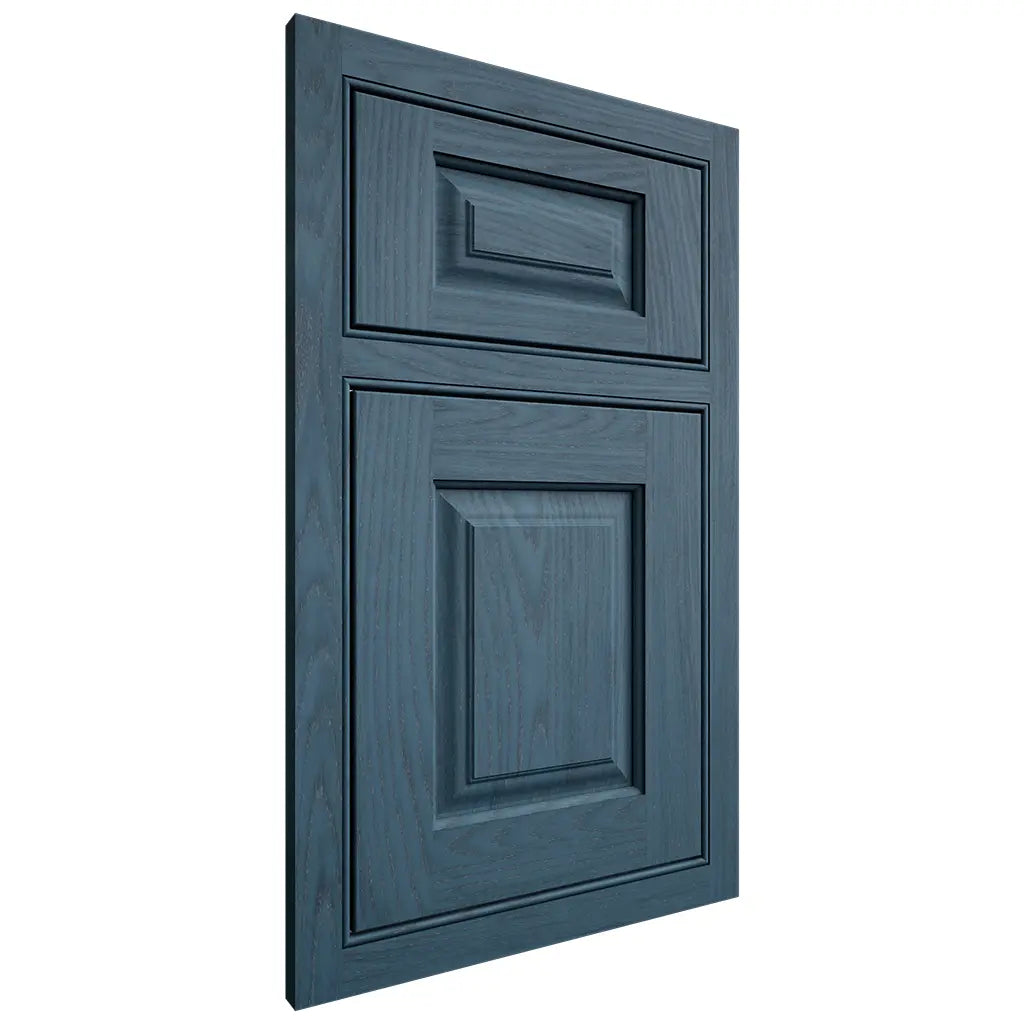 Shiloh Cabinetry Beaded Inset Oxford Red Oak Plain Cut Hudson Door